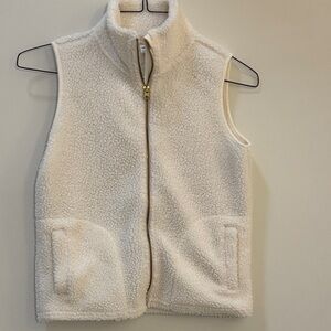 Old Navy Cream Fleece Vest
